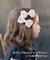 【当商品送料無料】Rora ヘアクリップ キッズ 2個セット 通販 ライリー 髪飾り 髪留め リボン 大きめ レース ホワイト 女の子 子供 子ども