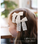 【当商品送料無料】Rora ヘアクリップ キッズ 2個セット 通販 ケイリー 髪飾り 髪留め リボン 大きめ レース ホワイト 女の子 子供 子ども