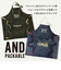 【当商品送料無料】アンドパッカブル エプロン 通販 andpackable 前掛け ワークエプロン おしゃれ かわいい 男女兼用 カフェエプロン