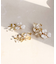 【当商品送料無料】Rora ヘアクリップ キッズ 3個セット 通販 ローレン 花冠 髪飾り 髪留め 花 フラワー ゴールド 女の子 子供 子ども