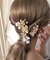 【当商品送料無料】Rora ヘアクリップ キッズ 3個セット 通販 ローレン 花冠 髪飾り 髪留め 花 フラワー ゴールド 女の子 子供 子ども