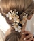 【当商品送料無料】Rora ヘアクリップ キッズ 3個セット 通販 ローレン 花冠 髪飾り 髪留め 花 フラワー ゴールド 女の子 子供 子ども