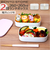 【当商品送料無料】ランチボックス お弁当箱 2段 通販 弁当箱 2段ランチボックス ニ段 電子レンジ対応 レンジ対応 食洗機対応 食洗器対応 楕円