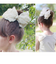 【当商品送料無料】Rora ヘアゴム キッズ 通販 ノンノン 髪ゴム 髪飾り 髪留め リボン レース 大きい パール 女の子 子供 子ども こども