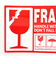 【当商品送料無料】割れ物注意 シール 通販 ステッカー ワレモノシール われもの注意 creve FRAGILE フラジール こわれもの 取扱注意