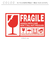 【当商品送料無料】割れ物注意 シール 通販 ステッカー ワレモノシール われもの注意 creve FRAGILE フラジール こわれもの 取扱注意