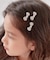 【当商品送料無料】Rora ヘアクリップ キッズ 通販 ローラ テラン ヘアピン 髪飾り 髪留め リボン キラキラ ピアノ発表会 結婚式 卒園式