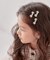 【当商品送料無料】Rora ヘアクリップ キッズ 通販 ローラ テラン ヘアピン 髪飾り 髪留め リボン キラキラ ピアノ発表会 結婚式 卒園式