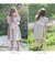 【当商品送料無料】Rora ワンピース キッズ 通販 ローラ リネンワンピース ノエル 半袖 フリル レース 無地 コットンリネン 綿麻 夏服 夏