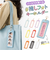 【当商品送料無料】フォトキーホルダー 推し活 通販 キーホルダー フォト 銀テープ ホルダー キーリング キーチャーム おしゃれ 推しカラー
