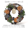 【当商品送料無料】お正月 リース M 通販 玄関リース 冬 玄関 飾り Mサイズ 玄関飾り 壁飾り 秋 正月飾り 花 オーナメント GREEN