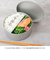 【当商品送料無料】弁当箱 丸型 フタ付 通販 お弁当箱 大人 大人用弁当箱 弁当用品 おしゃれ ランチボックス 丸型内フタ付 1段 弁当 箱 一段