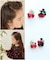 【当商品送料無料】Rora ヘアクリップ キッズ 2個セット 通販 ペアチェリー さくらんぼ ヘアークリップ 髪どめ 髪留め ヘアアクセサリー