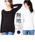 【当商品送料無料】長袖 tシャツ レディース 通販 PAGE ONE GTS0844 無地 Uネック ロンt インナー 長袖Tシャツ カットソー
