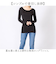 【当商品送料無料】長袖 tシャツ レディース 通販 PAGE ONE GTS0844 無地 Uネック ロンt インナー 長袖Tシャツ カットソー