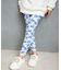 【当商品送料無料】Rora 子供服 レギンス 通販 デイジー スパッツ パンツ ズボン 花柄 女の子 女子 子供 こども 子ども 10分丈 十分丈