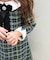 【当商品送料無料】Rora ワンピース 通販 パハリータ ブローチ付きワンピース 子供服 ワンピ 長袖 フォーマルワンピース ツイード リボン