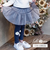 【当商品送料無料】Rora 子供服 スカート 通販 スカッツ コスモス お花ラメチュールスカッツ スカートパンツ チュールスカート フレアスカート