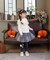 【当商品送料無料】Rora 子供服 スカート 通販 スカッツ コスモス お花ラメチュールスカッツ スカートパンツ チュールスカート フレアスカート