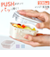 【当商品送料無料】push&push ランチボックス 230ml 通販 弁当箱 お弁当箱 デザートケース フードコンテナ 保存容器 1段 一段