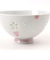 【当商品送料無料】お茶碗 桜 かわいい 通販 日本製 国産 ご飯茶碗 飯碗 クリスタル桜 茶碗 茶わん おちゃわん ライスボウル 和食器 器