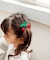 【当商品送料無料】Rora ヘアクリップ キッズ 2個セット 通販 チェリー ニット さくらんぼ ヘアークリップ 髪どめ 髪留め ヘアアクセサリー