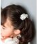 【当商品送料無料】Rora ヘアクリップ キッズ 2個セット 通販 スノーフラワー お花 花びら ヘアークリップ 髪どめ 髪留め ヘアアクセサリー