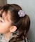 【当商品送料無料】Rora ヘアクリップ キッズ 2個セット 通販 ブルーム ニット お花 フラワー ヘアークリップ 髪どめ 髪留め