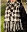 【当商品送料無料】マフラー レディース 大きめ 柔らかい 通販 大判ストール ストール 大判 チェックマフラー チェック柄 フリンジマフラー 衿巻き