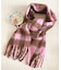 【当商品送料無料】マフラー レディース 大きめ 柔らかい 通販 大判ストール ストール 大判 チェック柄 チェックマフラー フリンジマフラー