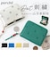 【当商品送料無料】perche ペルケ 財布 08-06-03900 通販 ドット刺繍ラウンドパームフィットウォレット 二つ折り財布 二折
