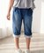 【当商品送料無料】Rora デニムパンツ 通販 ローラ ラピス ジーンズ パンツ ロールアップデニム キッズ 女の子 レース リボン 春夏 春秋