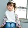 【当商品送料無料】Rora トップス 通販 ローラ シャル トレーナー スウェットシャツ キッズ 子供 女の子 長袖 パフスリーブ 花柄 春秋 秋冬