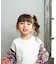 【当商品送料無料】Rora トップス 通販 ローラ シャル トレーナー スウェットシャツ キッズ 子供 女の子 長袖 パフスリーブ 花柄 春秋 秋冬