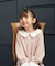 【当商品送料無料】rora ワンピース 通販 ローラ リリ キッズワンピース キッズ 女の子 長袖 襟付き ピンクベージュ 発表会 入園式 卒園式