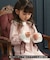 【当商品送料無料】rora ワンピース 通販 ローラ リリ キッズワンピース キッズ 女の子 長袖 襟付き ピンクベージュ 発表会 入園式 卒園式