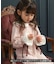 【当商品送料無料】rora ワンピース 通販 ローラ リリ キッズワンピース キッズ 女の子 長袖 襟付き ピンクベージュ 発表会 入園式 卒園式