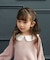 【当商品送料無料】rora ワンピース 通販 ローラ リリ キッズワンピース キッズ 女の子 長袖 襟付き ピンクベージュ 発表会 入園式 卒園式