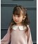 【当商品送料無料】rora ワンピース 通販 ローラ リリ キッズワンピース キッズ 女の子 長袖 襟付き ピンクベージュ 発表会 入園式 卒園式