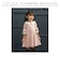 【当商品送料無料】rora ワンピース 通販 ローラ リリ キッズワンピース キッズ 女の子 長袖 襟付き ピンクベージュ 発表会 入園式 卒園式