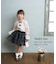 【当商品送料無料】Rora ブラウス 通販 ローラ さくら キッズ 子供 女の子 子ども スタンドカラー フリル 襟 リボン 長袖 パフスリーブ