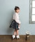 【当商品送料無料】Rora ブラウス 通販 ローラ さくら キッズ 子供 女の子 子ども スタンドカラー フリル 襟 リボン 長袖 パフスリーブ