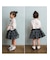 【当商品送料無料】Rora ブラウス 通販 ローラ さくら キッズ 子供 女の子 子ども スタンドカラー フリル 襟 リボン 長袖 パフスリーブ