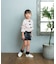 【当商品送料無料】Rora ブラウス 通販 ローラ さくら キッズ 子供 女の子 子ども スタンドカラー フリル 襟 リボン 長袖 パフスリーブ