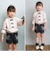【当商品送料無料】Rora ブラウス 通販 ローラ さくら キッズ 子供 女の子 子ども スタンドカラー フリル 襟 リボン 長袖 パフスリーブ