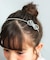 【当商品送料無料】Rora カチューシャ 通販 ヘアアクセサリー 髪飾り ヘッドドレス 子供 女の子 可愛い おしゃれ シルバー キラキラ リボン