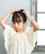 【当商品送料無料】Rora シュシュ キッズ 通販 ローラ ハートシフォン 髪飾り お団子 ヘアゴム ポニーテール 女の子 子供 子ども こども