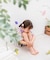 【当商品送料無料】Rora 甚平 キッズ 女の子 通販 ローラ はなよい 花宵 上下セット セットアップ 半袖 かわいい 可愛い 紫 パープル 浴衣