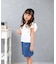 【当商品送料無料】Rora キッズ Tシャツ 半袖 女の子 通販 ローラ アルバ カットソー 半袖Tシャツ 夏服 半袖トップス トップス 袖フリル