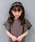 【当商品送料無料】Rora キッズ Tシャツ 半袖 女の子 通販 ローラ カラハナ カットソー 半袖Tシャツ 夏服 半袖トップス トップス 袖フリル